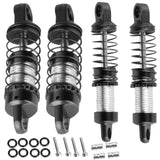 hopsupRC 23mm RC Shocks Upgrades Part for Axial 1/30 SCX30 Ford Bronco 4X4,Chevrolet K10 4X4,Jeep Wrangler JLU 4X4,Aluminum RC Shocks Absorber Damper,Front Rear Assembled Full Metal Shocks