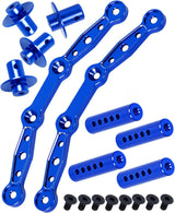 hopsupRC Aluminum Front Rear Body Posts Mount Shell Column Fixing Bracket Upgrades Part for 1/8 Arrma Mojave 4X4 4S BLX RC Car,Alloy Body Post Set Hops Up,Replaces ARA320740