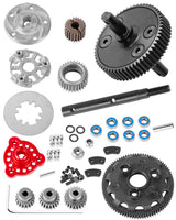hopsupRC Upgrades Part for Traxxas 1/10 Slash 2WD(VXL),Rustler/Stampede/Bandit 2WD(VXL) 48P 86T Spur Gear&Slipper Clutch&Transmission Gear&Slipper Rebuild Kit&Pressure Plate Hops up