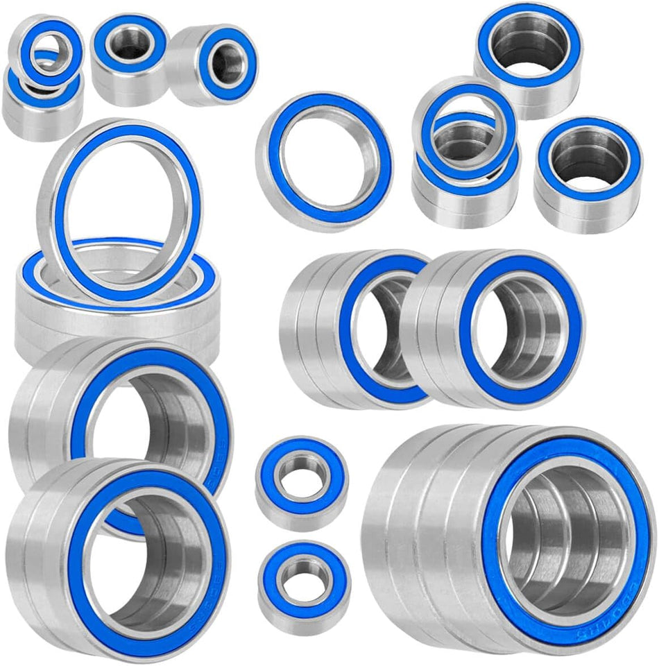 hopsupRC RC Upgrade Parts Bearings Kit for Traxxas X-Maxx 8S V2,X-Maxx 8S (Orignal) and WideMaxx Bearings Kit
