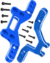 hopsupRC RC Front Rear Shock Tower Upgrade Parts for Arrma 1/14 Typhon GROM Mega 380 Brushed,1/14 Arrma Typhon GROM 223S DSC,Aluminum Front Rear Shock Tower Shock Mounts Set Hops Up.(2PCS)