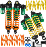 hopsupRC Upgrades Part Front Rear Assembled Full Metal Shocks Aluminum Big Bore RC Shocks Absorber Damper for 1/10 Traxxas Slash/Rustler/Stampede/Bandit 4X4 4WD 2WD(VXL)