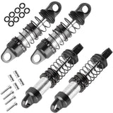 hopsupRC RC Upgrades Part for Axial 1/30 SCX30 Ford Bronco 4X4,Chevrolet K10 4X4,Jeep Wrangler JLU 4X4,26mm RC Shocks,Aluminium Front Rear Assembled Full Metal Shocks,Absorber Damper
