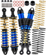 hopsupRC RC Upgrades Parts Aluminum Front Rear Assembled Full Metal Shocks for 1/10 Traxxas Rustler/Slash/Stampede/Bandit VXL 4X4 4WD 2WD,Shocks Absorber Damper Full Big Bore