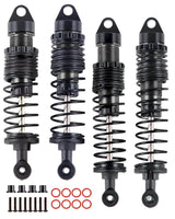 hopsupRC Full Aluminum Big Bore RC Shocks Absorber Damper Upgrades Part for Traxxas 1/10 Slash/Stampede/Rustler/Bandit VXL 4X4 2WD,Front Rear Assembled Full Metal Shocks