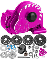 hopsupRC Metal Magnum 272R Assembled Transmission Upgrades Part for Traxxas 1/10 Slash/Rustler/Stampede/Bandit 2WD VXL. Gearbox Transmission Bundle with Tooth Spur Gear Hops Up. #9495