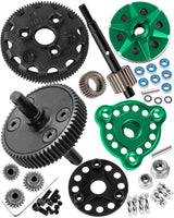 hopsupRC Upgrades Parts for Traxxas 1/10 Rustler/Slash/Stampede/Bandit 2WD(VXL) 48P&90T Spur Gear&Transmission Gear&Slipper Clutch&Slipper Rebuild Kit&Pressure Plate ,Pink