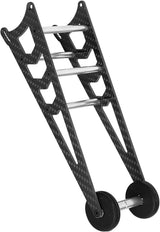 hopsupRC RC Carbon Adjustable Wheelie Bar Kit Tail Wheel Head up Wheel Upgrades Part for 1/10 Traxxas Slash,Rustler,Bandit,Stampede VXL 2WD,Carbon Adjustable Wheelie Bar w/Mount Hops Up