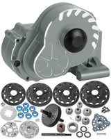 hopsupRC Metal Magnum 272R Assembled Transmission Upgrades Part for Traxxas 1/10 Slash/Rustler/Stampede/Bandit 2WD VXL. Gearbox Transmission Bundle with Tooth Spur Gear Hops Up. #9495