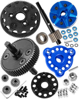 hopsupRC Upgrades Parts for Traxxas 1/10 Rustler/Slash/Stampede/Bandit 2WD(VXL) 48P&90T Spur Gear&Transmission Gear&Slipper Clutch&Slipper Rebuild Kit&Pressure Plate ,Pink