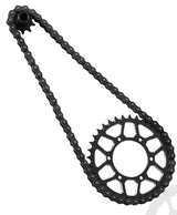 hopsupRC Upgrades Parts for Losi 1/4 Promoto-MX Motorcycle RTR FXR(los06000)(los06002),Aluminum 7075 Rear Hub Chain Sprocket 36T Gears&Manganese Steel Roller Chain&10T Steel Front Sprocket