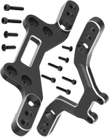 hopsupRC RC Front Rear Shock Tower Upgrade Parts for Arrma 1/14 Typhon GROM Mega 380 Brushed,1/14 Arrma Typhon GROM 223S DSC,Aluminum Front Rear Shock Tower Shock Mounts Set Hops Up.(2PCS)