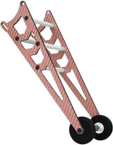 hopsupRC RC Carbon Adjustable Wheelie Bar Kit Tail Wheel Head up Wheel Upgrades Part for 1/10 Traxxas Slash,Rustler,Bandit,Stampede VXL 2WD,Carbon Adjustable Wheelie Bar w/Mount Hops Up