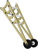 hopsupRC RC Carbon Adjustable Wheelie Bar Kit Tail Wheel Head up Wheel Upgrades Part for 1/10 Traxxas Slash,Rustler,Bandit,Stampede VXL 2WD,Carbon Adjustable Wheelie Bar w/Mount Hops Up