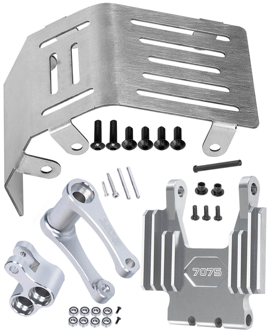 hopsupRC Upgrades Parts for Losi 1/4 Promoto-MX Motorcycle RTR FXR(los06000)(los06002)Aluminum 7075-T6 Knuckle&Pull Rod&Front Faucet Seat Support&Armor Protector Skid Plate