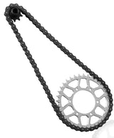 hopsupRC Upgrades Parts for Losi 1/4 Promoto-MX Motorcycle RTR FXR(los06000)(los06002),Aluminum 7075 Rear Hub Chain Sprocket 36T Gears&Manganese Steel Roller Chain&10T Steel Front Sprocket