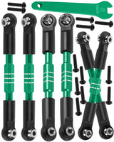 hopsupRC RC Adjustable Turnbuckles Camber Links Steering Links Upgrades Part for Arrma  1/8 Typhon 4WD 3S MEGA 550 BLX,1/10 Big Rock 4X4 V3 3S BLX RC Car,Tie Rod Set Link Linkage Rod Adjustable