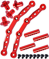 hopsupRC Aluminum Front Rear Body Posts Mount Shell Column Fixing Bracket Upgrades Part for 1/8 Arrma Mojave 4X4 4S BLX RC Car,Alloy Body Post Set Hops Up,Replaces ARA320740