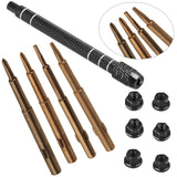 Hcespuos RC Tool Kit for Axial SCX30,1.5mm+ Phillips Screwdriver&2.0mm+ Phillips Screwdriver&1.3mm Hex &Aluminium m2 Nut&T4 Plum,Screwdriver Set,Black