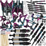 hopsupRC Upgrades Part for Traxxas 1/10 Slash/Rustler/Stampede/Hoss 4x4 VXL,RC Shock Absorbers&Suspension Arms&Drive Shaft Axles&Steering Knuckle Kit&Shock Tower&Adjustable Links&Steering Block