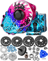 hopsupRC Metal Magnum 272R Assembled Transmission Upgrades Part for Traxxas 1/10 Slash/Rustler/Stampede/Bandit 2WD VXL. Gearbox Transmission Bundle with Tooth Spur Gear Hops Up. #9495