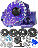 hopsupRC Metal Magnum 272R Assembled Transmission Upgrades Part for Traxxas 1/10 Slash/Rustler/Stampede/Bandit 2WD VXL. Gearbox Transmission Bundle with Tooth Spur Gear Hops Up. #9495