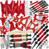 hopsupRC Upgrades Part for Traxxas 1/10 Slash/Rustler/Stampede/Hoss 4x4 VXL,RC Shock Absorbers&Suspension Arms&Drive Shaft Axles&Steering Knuckle Kit&Shock Tower&Adjustable Links&Steering Block