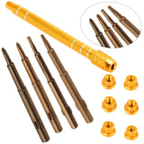 Hcespuos RC Tool Kit for Axial SCX30,1.5mm+ Phillips Screwdriver&2.0mm+ Phillips Screwdriver&1.3mm Hex &Aluminium m2 Nut&T4 Plum,Screwdriver Set,Black