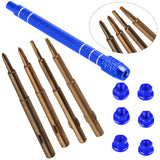 Hcespuos RC Tool Kit for Axial SCX30,1.5mm+ Phillips Screwdriver&2.0mm+ Phillips Screwdriver&1.3mm Hex &Aluminium m2 Nut&T4 Plum,Screwdriver Set,Black