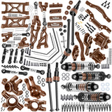 hopsupRC Upgrade Parts for 1/16 Arrma Mojave GROM 223S DSC 4X4 RTR,RC Shock& Arms&Drive Shaft CVD&Steering Knuckle Kit&Shock Tower&Adjustable Links&Steering Block&RC Gearbox&Sway Bar Kit
