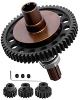 hopsupRC Upgrades for Arrma 1/10 4x4 Granite/Senton/Big Rock/Vorteks 3s & 550,Kraton/Outcast 4S,1/8 Typhon 3s7075 Metal Spur Gear Slipper Clutch 57T(32dp) with 3.175mm Pinion Gear Sets (15T/16T/17T)