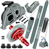 hopsupRC Upgrades Part for Arrma 1/10 Senton/Granite/Big Rock 3S BLX,1/8 Typhon 3S BLX,Motor Mount Gear Cover Gearbox Transmission&57T Spur Gear Slipper Clutch&Driveshafts Center Drive Shaft CVD